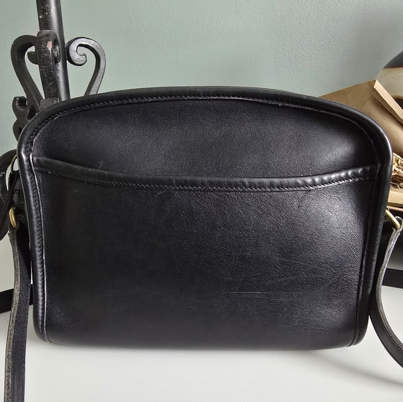 Coach Handbags - Coach Black Leather Crossbody Bag